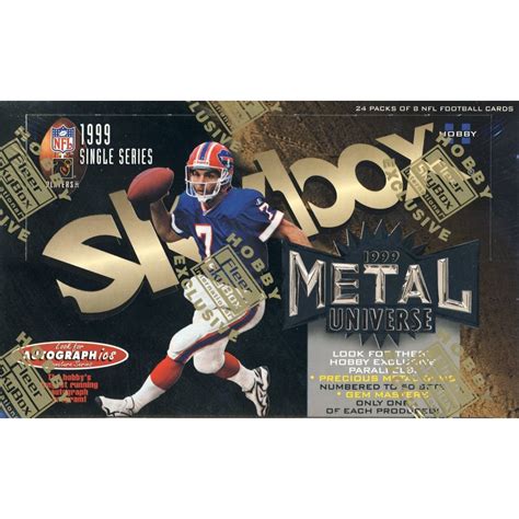 1999 football fleer metal hobby box|fleer skybox hobby box.